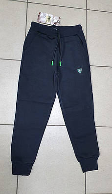 Штани спортивні теплі BOLD для хлопчика 5-9 років арт.1039, Розмір дитячого одягу (по зросту) 116, Колір Чорний