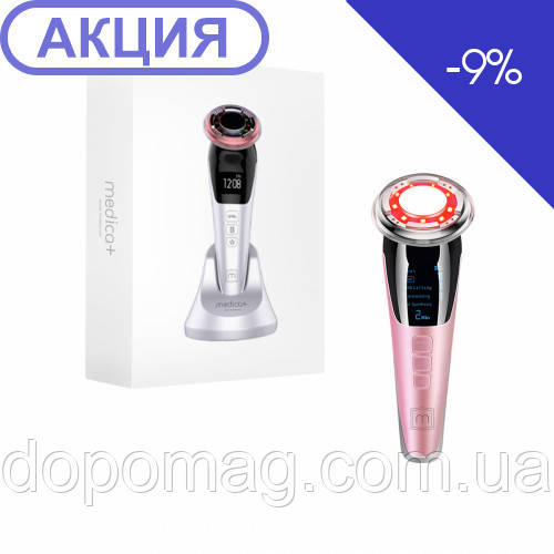 МІКРОТОКОВИЙ RF ЛІФТИНГ МАССАЖЕР ДЛЯ ЛІЦА MEDICA+ SKIN LIFTING 7.0 PINK