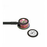 Стетоскоп Littmann Classic III 5870 чорного кольору з головкою кольору веселки, фото 3