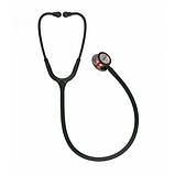 Стетоскоп Littmann Classic III 5870 чорного кольору з головкою кольору веселки, фото 4