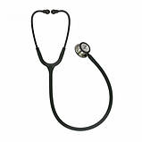 Стетоскоп Littmann CLassic III 5861 чорного кольору з головкою кольору шампань, фото 4