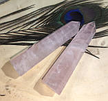 Кристалл- обелиск  розовый  кварц, фото 6