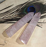Кристалл- обелиск  розовый  кварц, фото 3