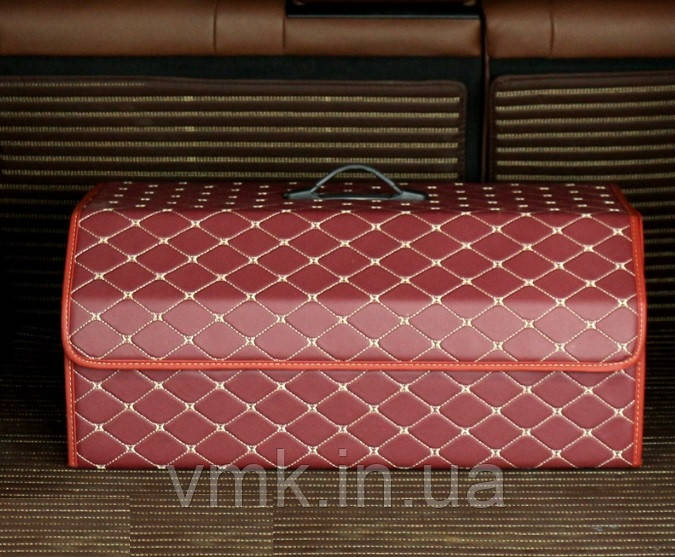 Органайзер складаний для багажника авто (АОБ-301) 66*32*30 см, Червоний