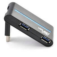 Хаб HUB USB 3.0, 4 порта, компакт, розкладний
