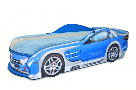 Ліжко-машина "Мерседес" синє