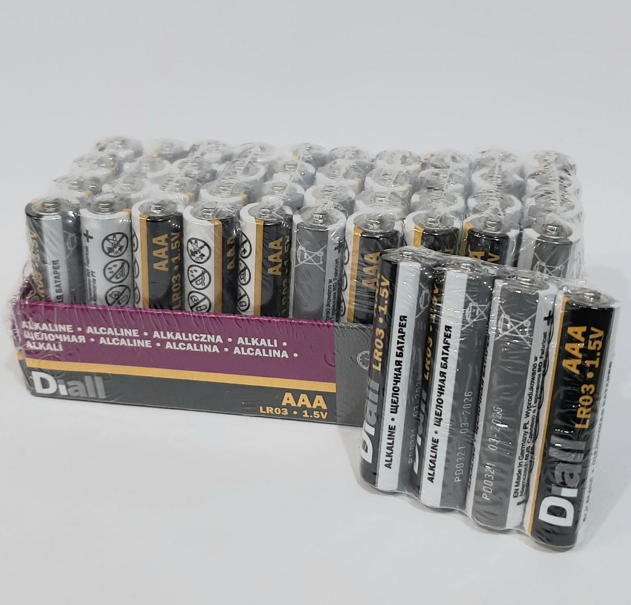 Батарейки Diall Alkaline LR03 ААA