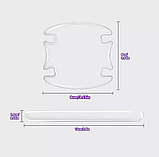 Комплект захисної силіконової плівки під ручки та ручки авто з логотипом Honda комплект 8шт, фото 4