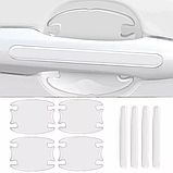 Комплект захисної силіконової плівки під ручки та ручки авто з логотипом Honda комплект 8шт, фото 7