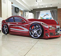 Ліжко-машина "Тесла" червоне (150*70 - 180*80 см)