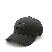 Стильная бейсболка New Balance с вышивкой (S), кепка на лето мужская/женская черная, бейс Нью Беленс