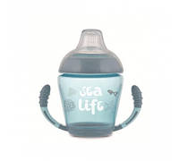 Кружка-непроливайка Canpol Babies 230 мл 9 місяців Sea Life (56/501_grey)