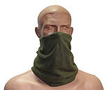 Бафф військовий, військовий теплий бафф оливковий, баф зимовий флісовий армійський, баффи флісові олива, фото 2