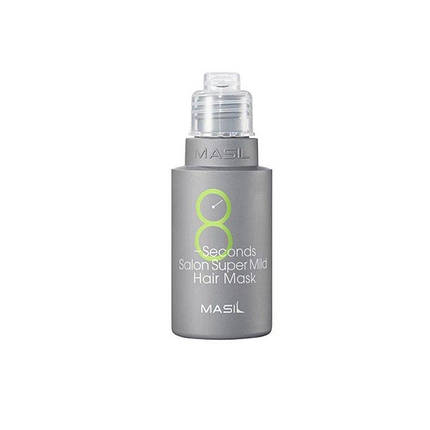 Відновлююча маска для волосся Masil 8 Seconds Salon Super Mild Hair Mask Green 50 мл, фото 4