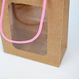 Пакет для паски з вікном 150*70*200 Пакет з ламінацією Подарункова Упаковка для паски випічки, фото 3