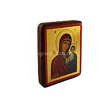 Ікона вінчальна пара Ісус Христос та Божа Матір Казанська 2 ікони 10 Х 13 см, фото 3