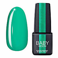Гель-лак для покрытия ногтей Baby Moon Green Sea №03 цвет изумрудный светлый 6 мл