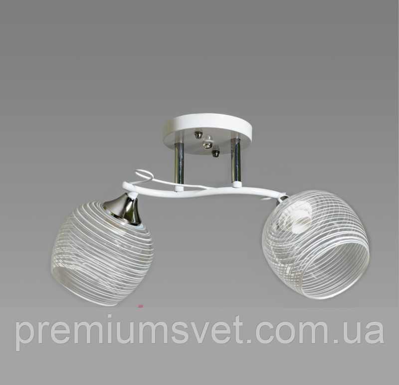 Люстра SC-W3048/2 WH + CR 420*180*240 (94724), фото 1