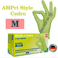 Рукавиці нітрилові цедра AMPri Style Cedro розмір M, щільність 4г, уп.100 шт
