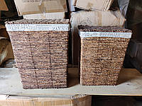 Набор корзин для белья 2 шт, , коричневый (1501-36)