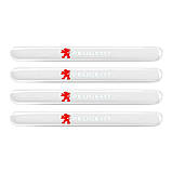 Захисна плівка під дверні ручки та ручки авто з логотипом Peugeot комплект 8шт, фото 2