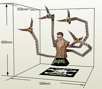 PaperKhan Конструктор из картона Octavius октопус papercraft 3D полигональная фигура развивающий подарок