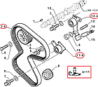 Комплект ГРМ Fiat Ducato 230, Peugeot Boxer, Citroen Jumper (1994-2002) 1.9D/TD (1905), 946726608, 083127, фото 7