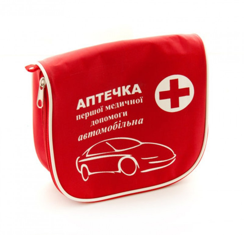 Аптечка автомобільна першої допомоги м'яка сертифікована (АМА-1) Carlife