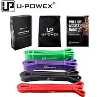 Петли для подтягивания, резинки для фитнеса, фитнес резинки, кроссфит U-Powex 4 шт .