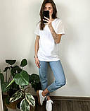 Біла базова оверсайз футболка 100% бавовна fruit of the loom Valueweight унісекс S, фото 4