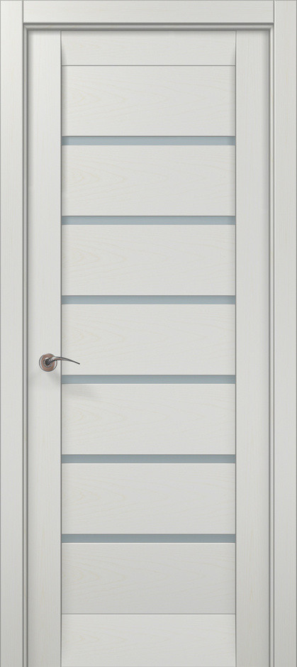 Двері міжкімнатні Папа Карло Millenium ML-14 Білий матовий (скло сатин), фото 1