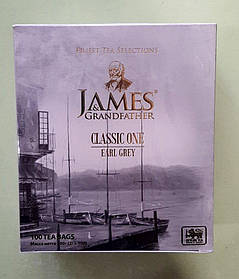 Чай James Classic One Earl Grey 100 пакетиків чорний