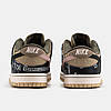 Чоловічі Кросівки Nike SB Dunk x Travis Scott Black Brown / Найк СБ Данк Тревіс Скотт Коричневі з Чорним, фото 8