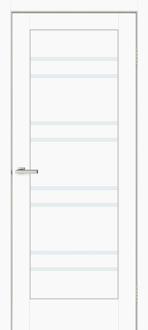 Двері міжкімнатні Оміс Rino 01 білий Silk matt, фото 1