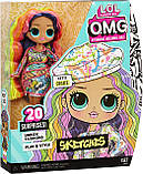 L.O.L. Surprise! Лялька ЛОЛ ОМГ Леді Скетч LOL Surprise OMG Sketches Fashion Doll, фото 7