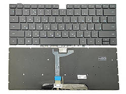 Клавіатура для Huawei MateBook D14, D15 (RU Black з підсвіткою). Оригінал