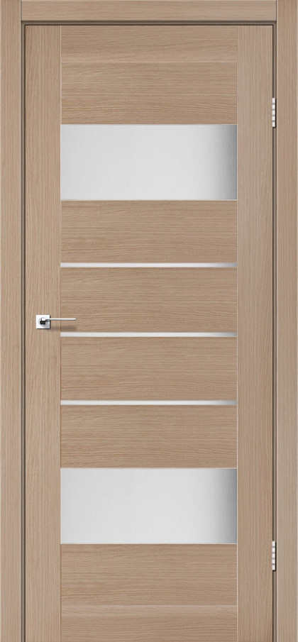 Двері міжкімнатні Леадор/ Leador Arona - Дуб мокко (зі склом сатин), фото 1