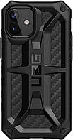 Чохол оригінальний протиударний UAG Monarch (Original) 112341114242 для Iphone 12 Mini (5.4") Black Carbon