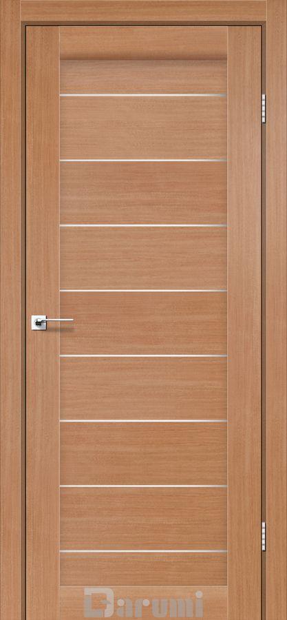 Міжкімнатні двері Дарумі/ Darumi Leona Дуб натуральний (зі склом сатин), фото 1