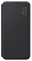 Чехол-книжка Official Smart LED Wallet View Cover EF-NS906PBEGRU для Samsung Galaxy S22 Plus (6.6") Черный
