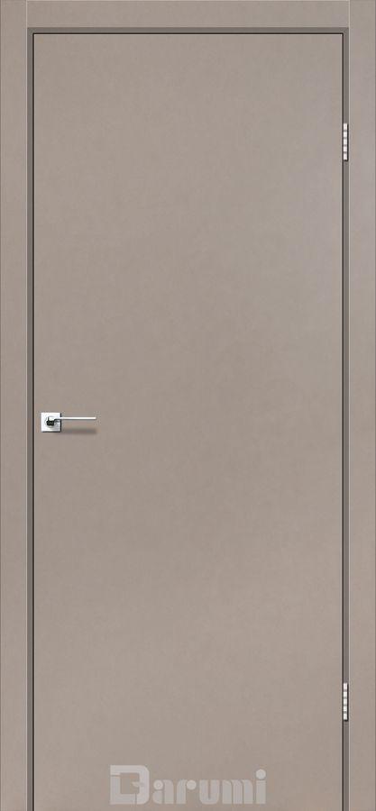Міжкімнатні двері Дарумі/ Darumi Plato Сірий краст (глухі-щитові), фото 1