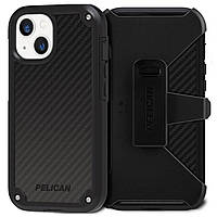 Чохол протиударний з кліпсою Pelican Shield Kevlar для iPhone 13/14 (6.1") Black