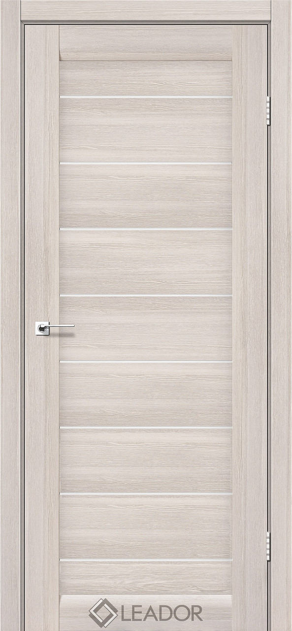Двері міжкімнатні Леадор/ Leador Neapol - Монблан (зі склом сатин), фото 1