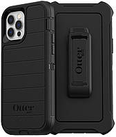Чехол противоударный с клипсой OtterBox Defender Pro 77-66268 для iPhone 12 Pro Max (6.7") Black