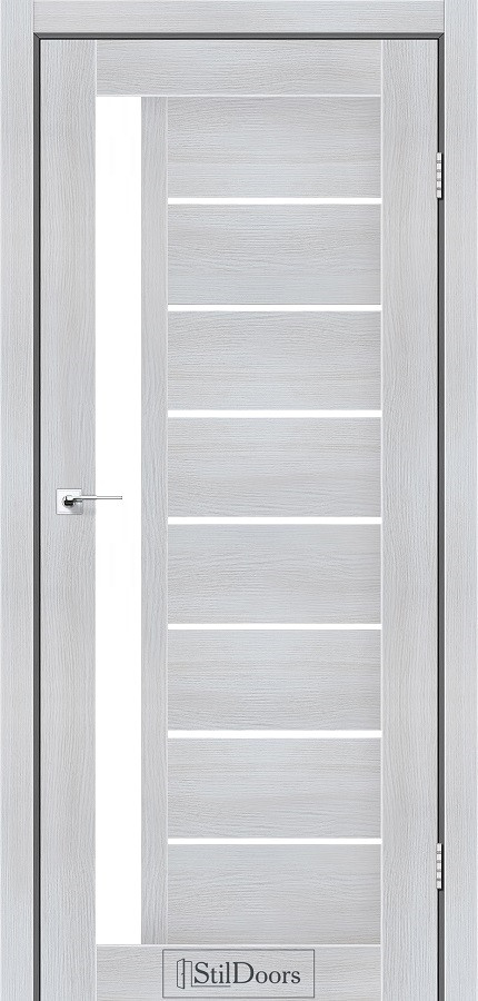 Двері міжкімнатні Стільдорс/ StilDoors London - Кремове дерево (зі склом сатин), фото 1