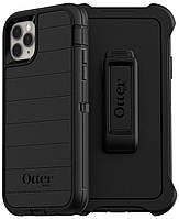 Чехол противоударный с клипсой OtterBox Defender Pro 77-62625 для iPhone 11 Pro Max (6.5") Black