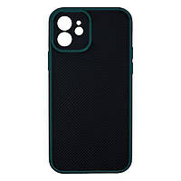 Чехол Magic Eye для телефона iPhone 12 Цвет чёрный с зелёным