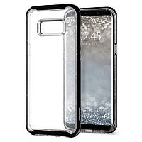 Чехол прозрачный с блестками Spigen Neo Hybrid Crystal Glitter для Samsung Galaxy S8 Plus Space Quartz