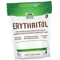 Еритритол замінник цукру NOW Foods Erythritol 1134г