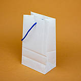 Пакет подарунковий маленький з вікном 120*80*190 Харчовий пакет для гостинців на дитячий день народження в дитячий садок, фото 3
